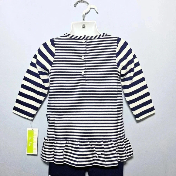 Le Top Boutique Toddler Girls Snowman Holiday Top & Pants Outfit Set Sz 24M NWT - Picture 3 of 9